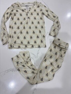 Forever French 2-3T Bottom 4-5T TOP Pajama SET SOFT BAMBOO UNISEX